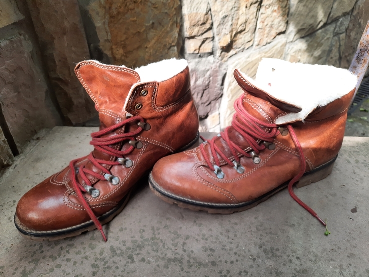 Домісезонні жіночі теплі черевики Gabor., фото №2