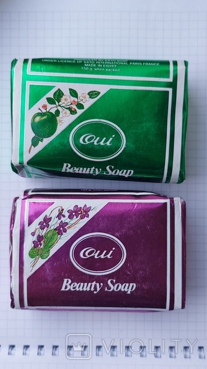 Мыло: "Oui" Beauty Soap. APPLE. Paris France. MADE IN EGYРT