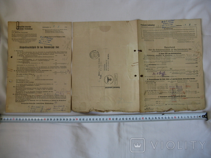Немецкие документы,почтой:отчеты1942г. и не только(оригинал), фото №2