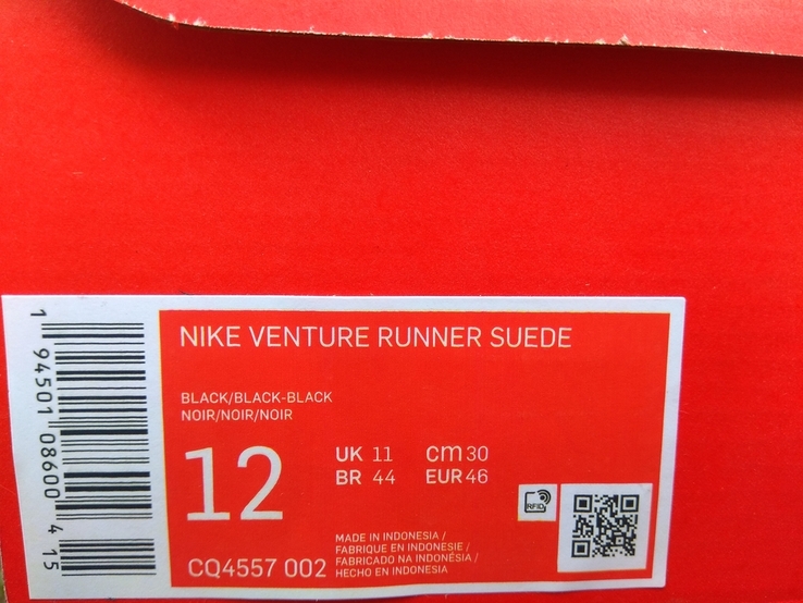 Nike Venture Runner Suede - Кросівки Оригінал (46/30), фото №8