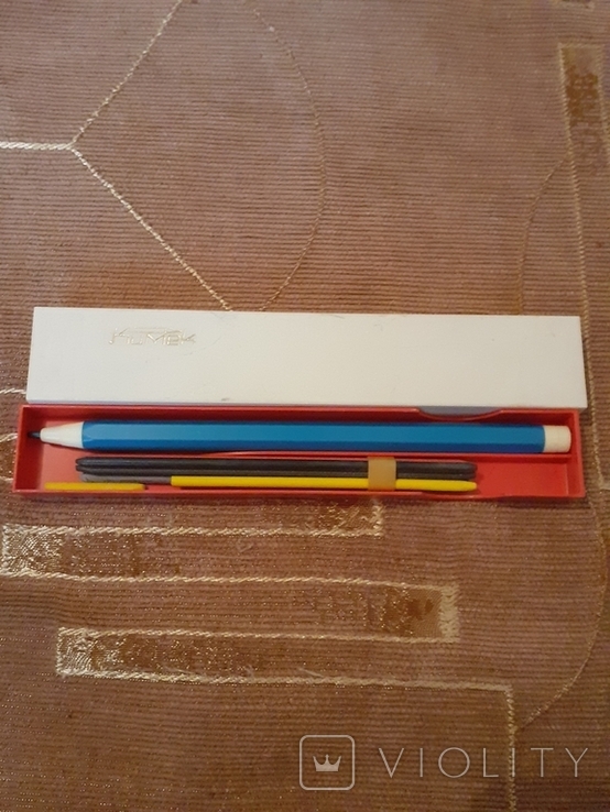 Механический карандаш Кимек с цветными стержнями в упаковке, фото №2