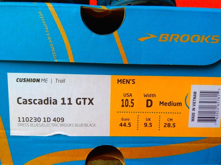 Brooks Cascadia 11 Gore-Tex - Кросівки Оригінал (44.5/28.5), фото №8