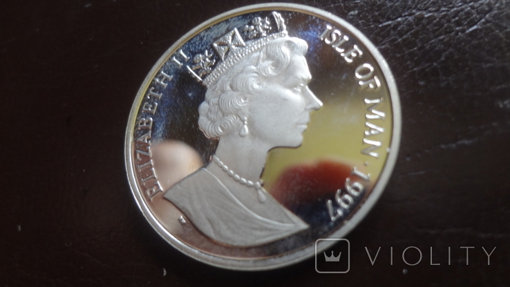 10 евро 1997 Мэн Шуберт серебро (i.6.18), фото №5
