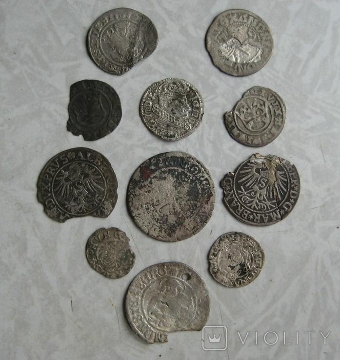 Средневековые монеты 11шт