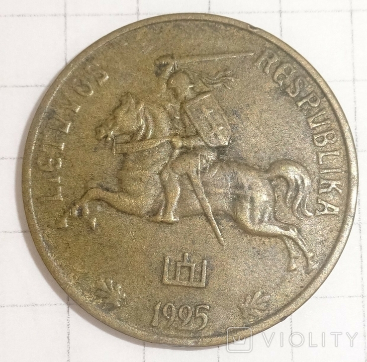 20 сенти, Литва, 1925г., фото №6