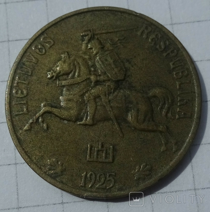 20 сенти, Литва, 1925г., фото №7