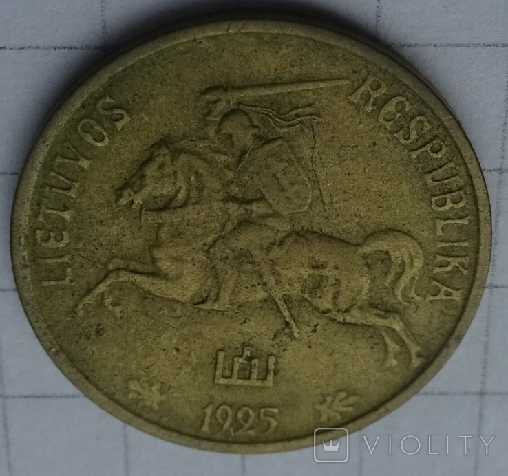 5 центай, Литва, 1925г, фото №5