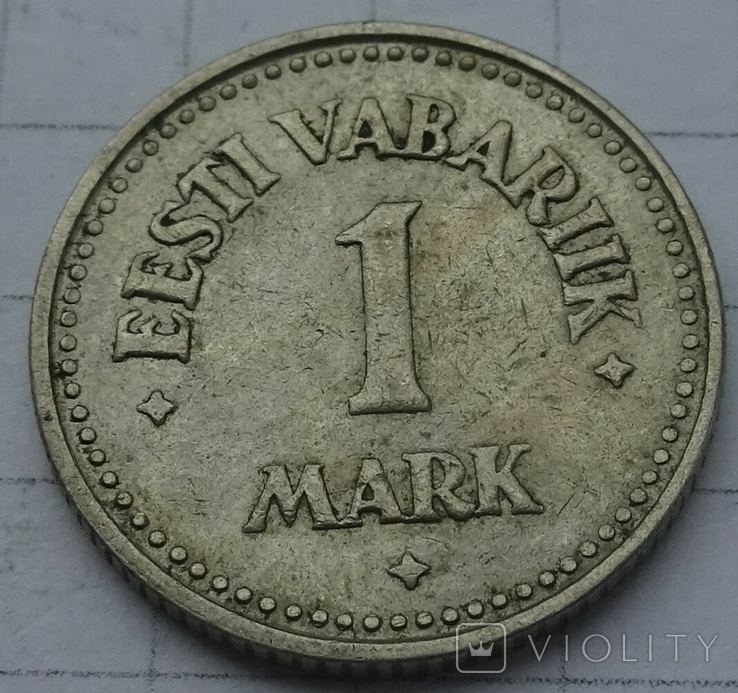 1 марка, Эстония, 1922г., фото №4