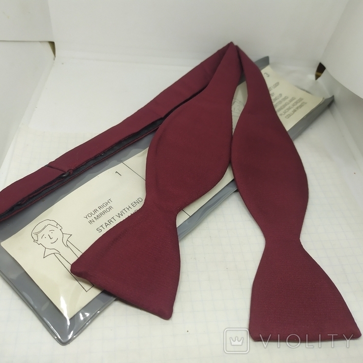 Bow tie tie. Silk. England. New, photo number 2
