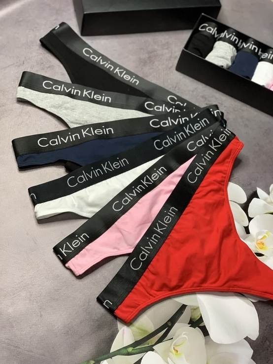 Стринги женские Calvin Klein набор(6шт), фото №2