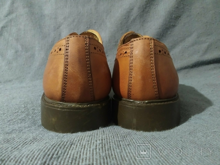 Туфли сделаны в Португалии REGIFEL 41р Кожа Инспектор Кожаные ботинки, фото №7