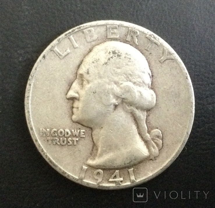 25 центів(квотер). США 1941