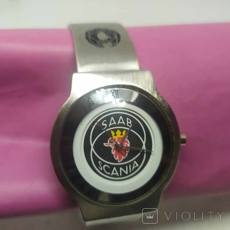 Кварцевые наручные часы Авто Концерт Saab. На ходу, фото №3