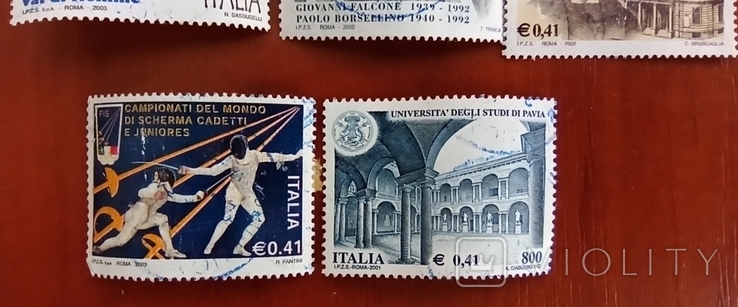Почтоыые марки Италии, фото №5