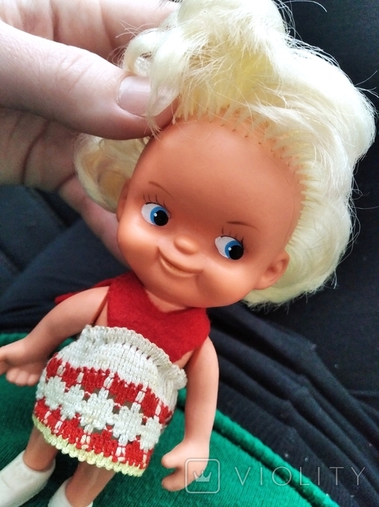 Кукла немецкая ГДР копытко в отменном состоянии, фото №2