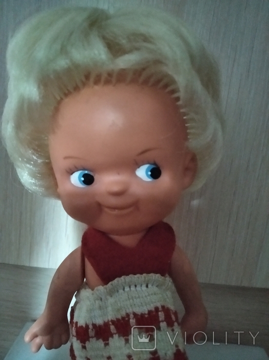 Кукла немецкая ГДР копытко в отменном состоянии, фото №4