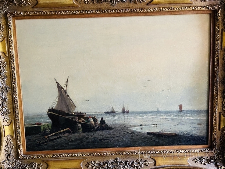 Рыбаки с уловом 19 век, фото №3