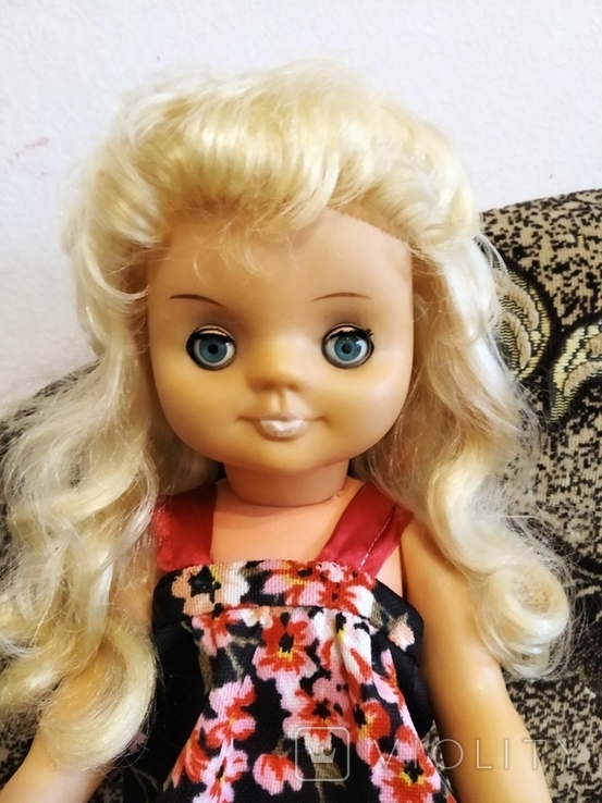 Лялька НДР з довгим волоссям з боків, фото №2