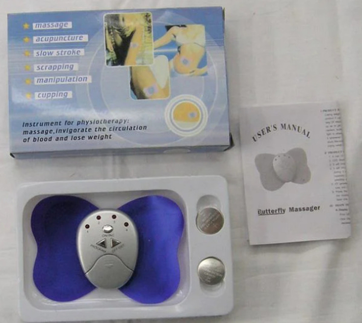 Массажер Butterfly Massager XFT 1002В бабочка small - лот 5, numer zdjęcia 3