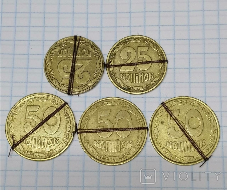 Монеты Украины. Подборка поворотов.