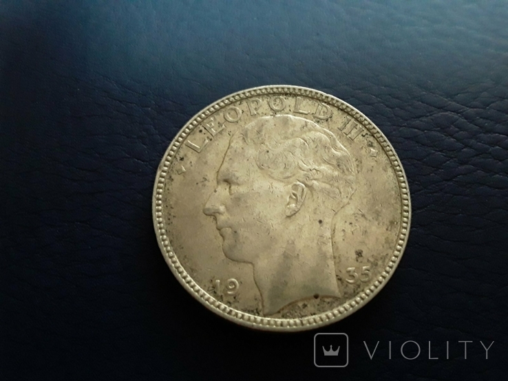 Бельгия, 20 франков, 1935г., фото №2