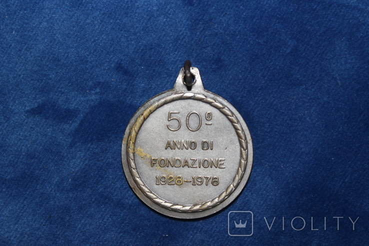 Пам'ятна медаль "50 років Міланської літературної премії премії " (Італія), фото №4