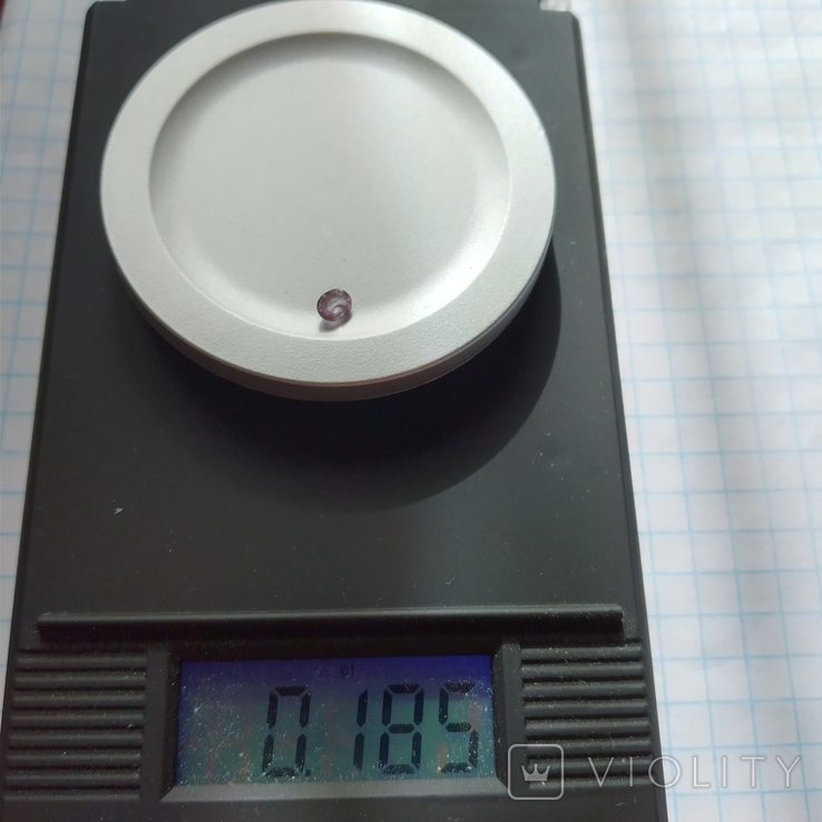 Сапфир розоаий4.2*3.2 мм, 0.185ст., фото №5