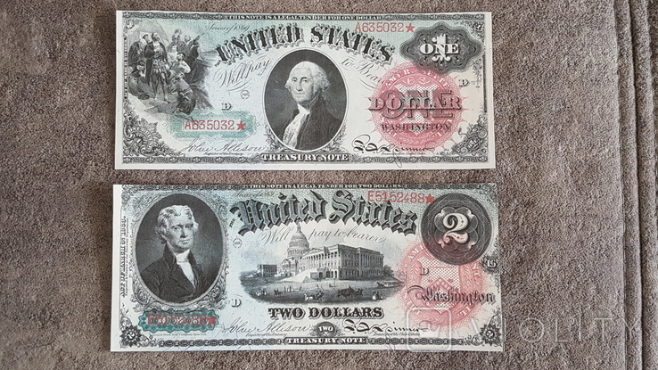 Якісні копії банкнот США 1869 року, фото №4