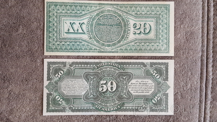 Якісні копії банкнот США 1869 року, фото №8