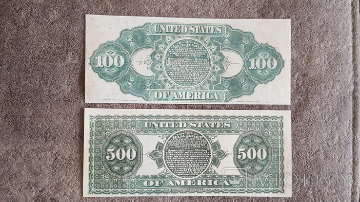 Якісні копії банкнот США 1869 року, фото №10