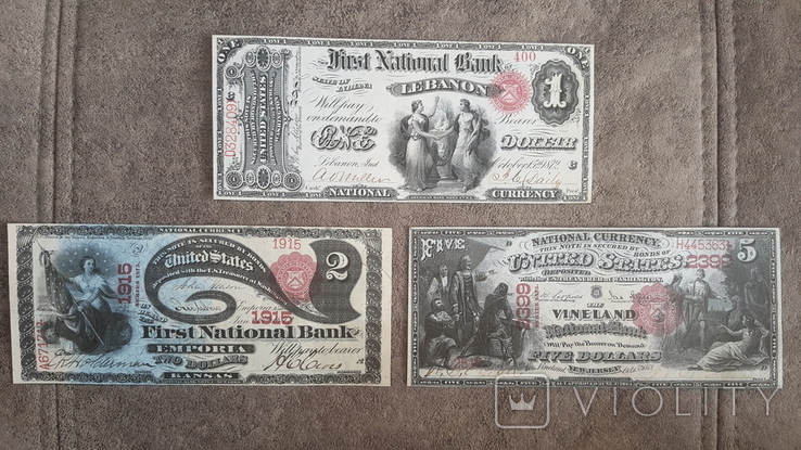Якісні копії банкнот США 1875 року, фото №4