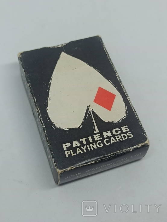 Карты игральные John Waddington Patience playing cards London 1963. 54 карты, фото №2