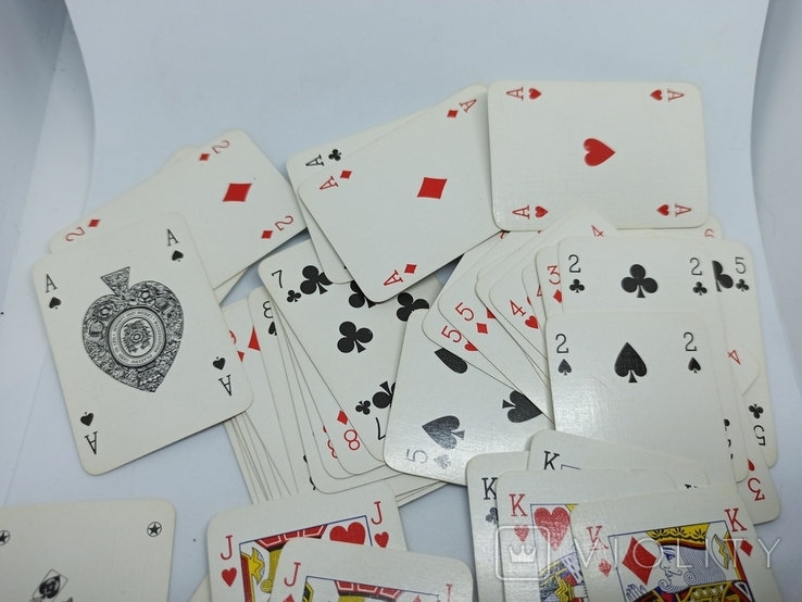 Карты игральные John Waddington Patience playing cards London 1963. 54 карты, фото №10