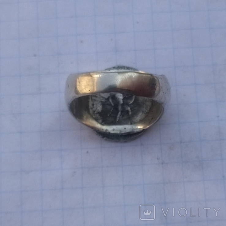 Перстень Александер север серебро копия, фото №5