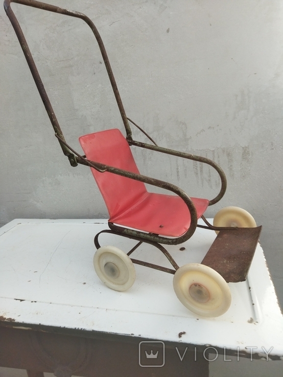 Ретро коляска для куклы, фото №8