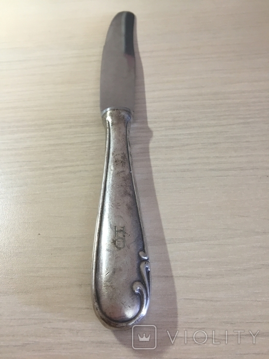 Нож серебро, фото №3