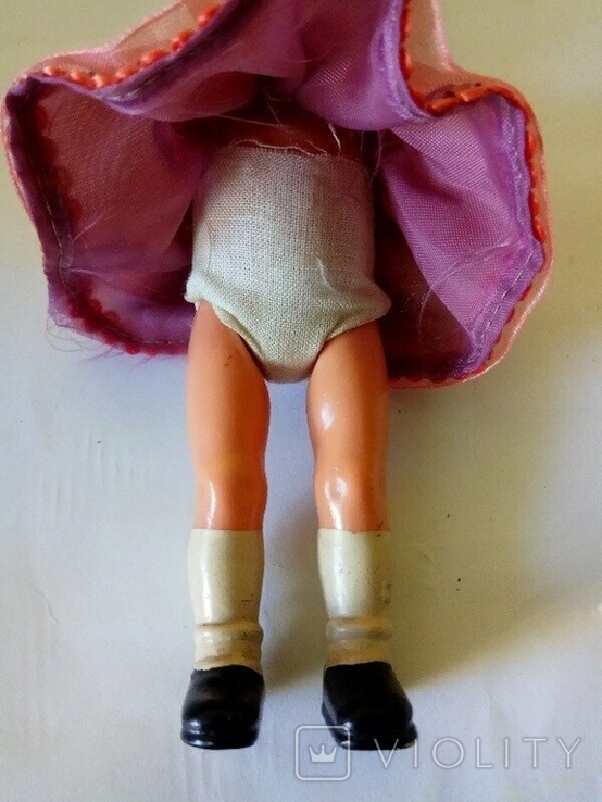  Старинная кукла рельефные волосы Edi Эди 50-е Германия, фото №6