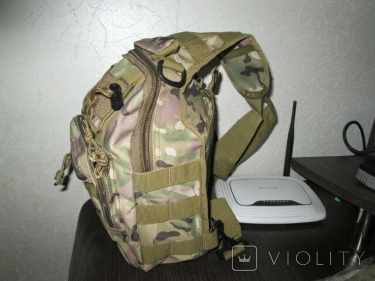 Тактическая плечевая сумка МОЛЛИ , мультикам, фото №5