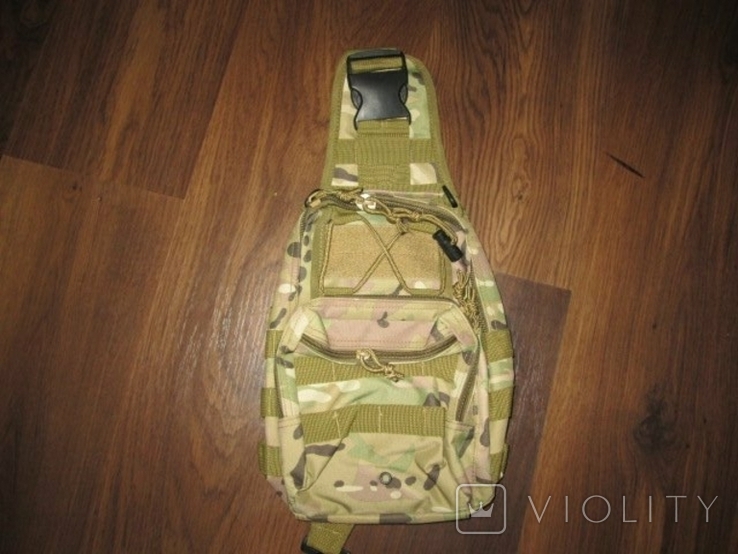 Тактическая плечевая сумка МОЛЛИ , мультикам, фото №2