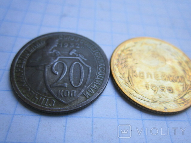 1 копейка 1936 и 1938год+бонус., фото №5