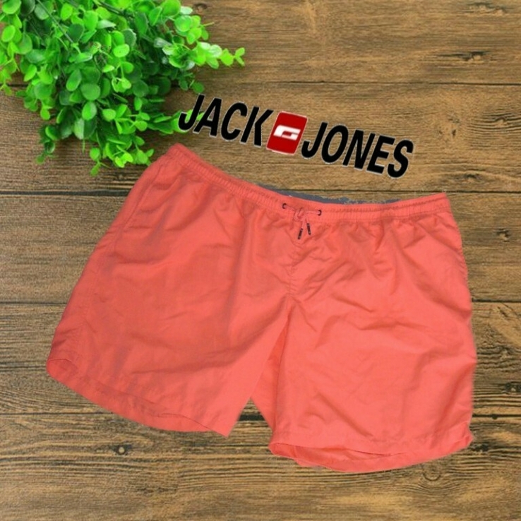 Jack Jones ПОТ 58 Шорты мужские пляжные повседневные с плавкими коралловые, фото №3