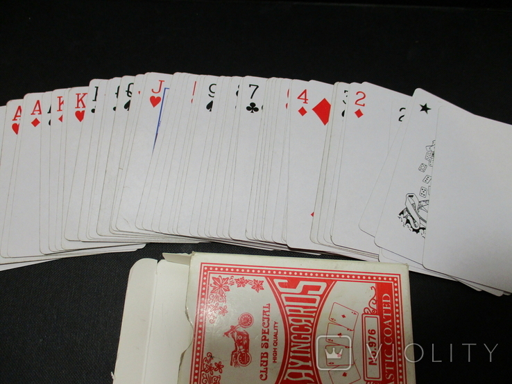 Playing cards. 54 pieces in a deck., photo number 7