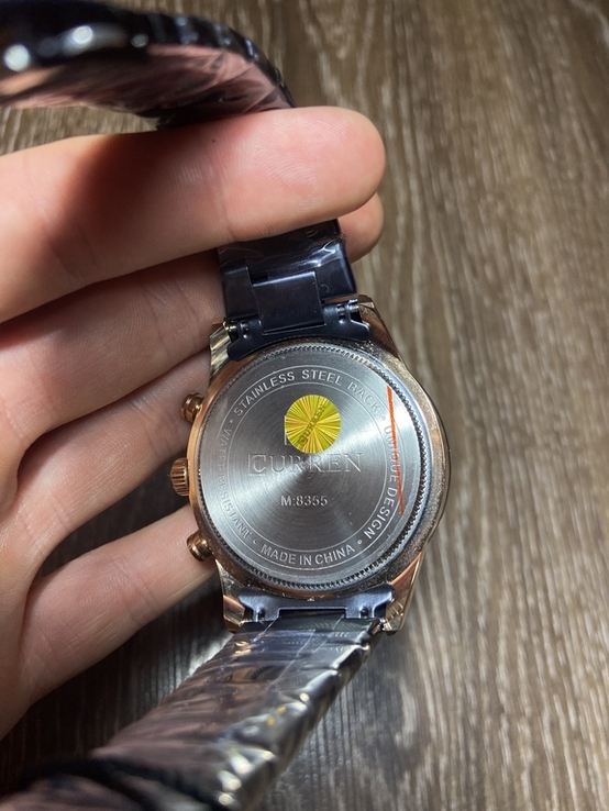 Наручные часы мужские Curren 8355 Blue-Cuprum, фото №6