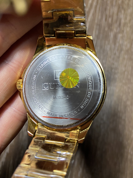 Наручные часы мужские Curren 8322 Gold-Blue, numer zdjęcia 5