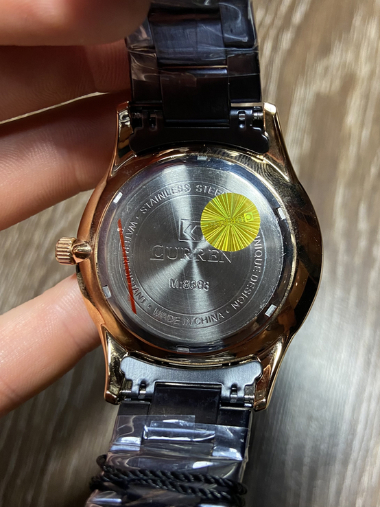 Наручные часы мужские Curren 8383 Blue-Gold, фото №5