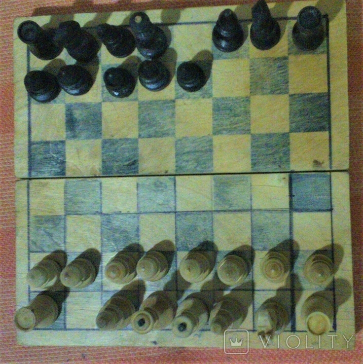 Шахматы дерево СССР не комплект