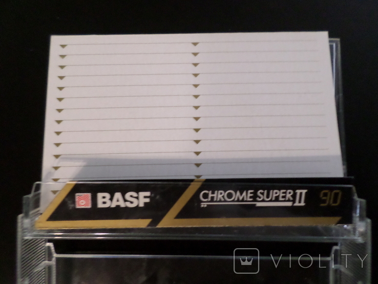 Касета Basf Chrome Super II 90 (Release year: 1991), фото №4