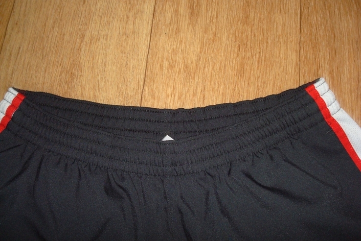 Nike оригинал Спортивные повседневные подростковые шорты черные с полосками XL, photo number 8