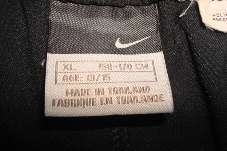 Nike оригинал Спортивные повседневные подростковые шорты черные с полосками XL, photo number 10