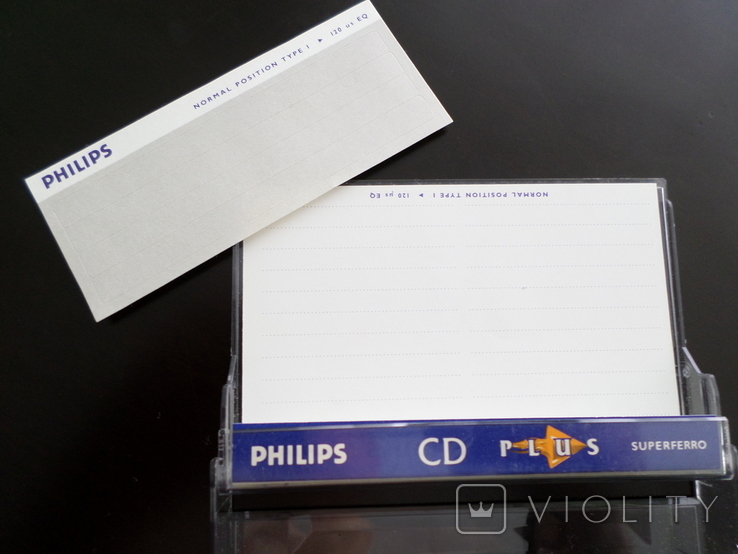 Касета Philips CD plus 60 (Release year: 1996), фото №4
